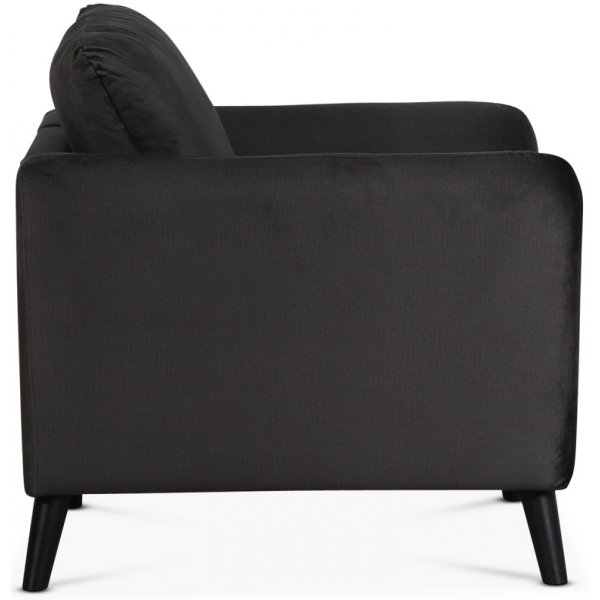 Country Sessel - Anthrazitgrau (Samt) Country Sessel - Anthrazitgrau (Samt)