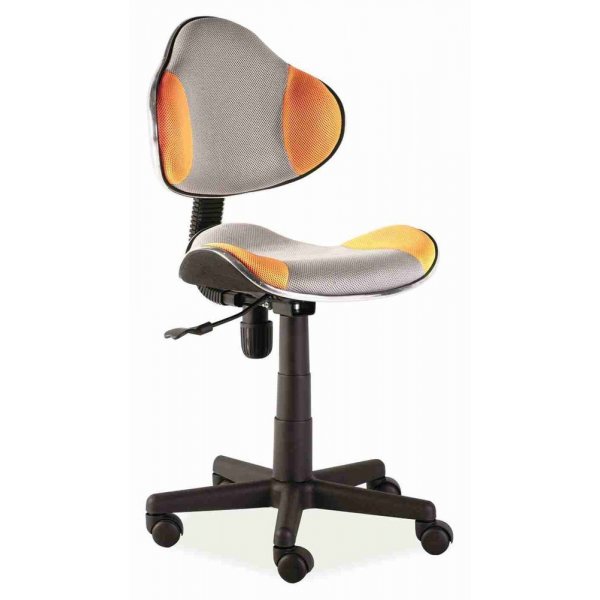 Brostuhl Carla - Grau/Orange