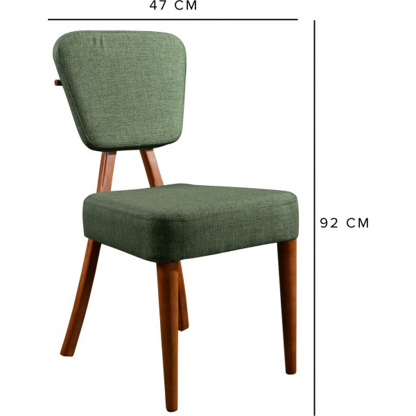 Essgruppe Lici - Nussbaum/grün Essgruppe Lici - Nussbaum/grün