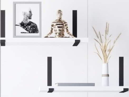 Wandregal Lama - Wei