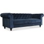 Chesterfield Royal 3-Sitzer Sofa - Dunkelblau