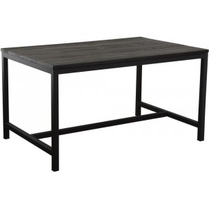 Holmstorp Esstisch 140 cm - Schwarz lackiertes Almholz