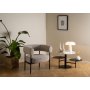 Lahti Couchtisch 60/40/40 cm - Wei/Schwarz