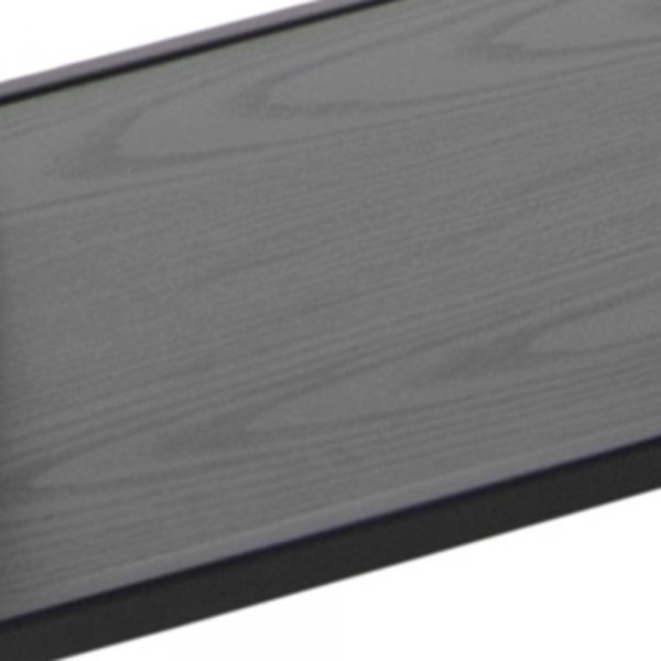 Seaford Bcherregal asymmetrisch 77x185 cm - Schwarz