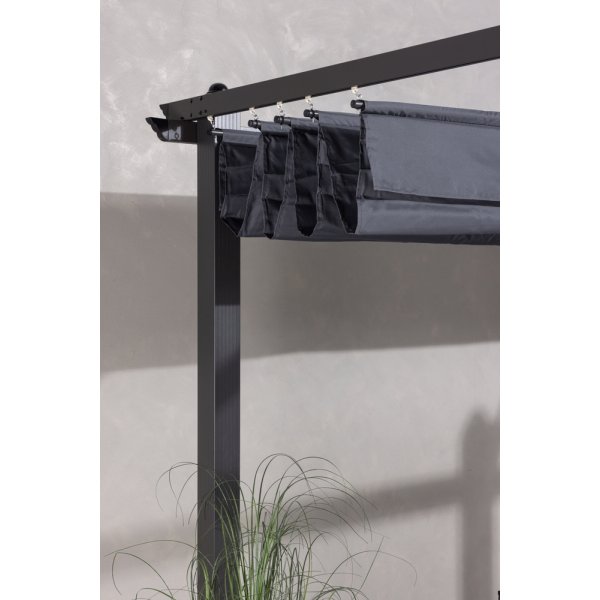 Lazio-Pergola 248 x 295 x 295 cm - Grau