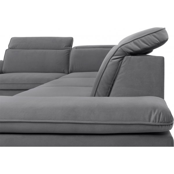 Darby Ecksofa links - Grau