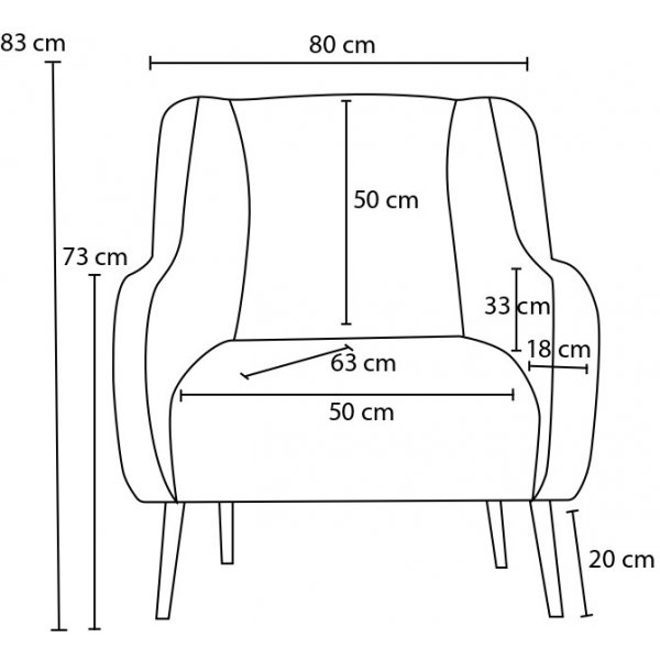 Revos Sessel - Creme Revos Sessel - Creme