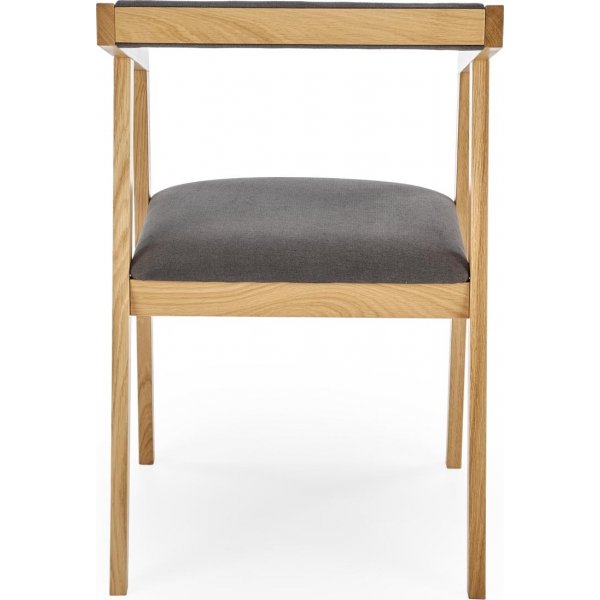 Java Esszimmerstuhl - Grau/Eiche Java Esszimmerstuhl - Grau/Eiche