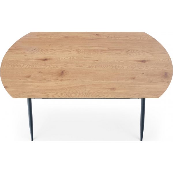 Rankin Esstisch 160 cm - Eiche/schwarz Rankin Esstisch 160 cm - Eiche/schwarz