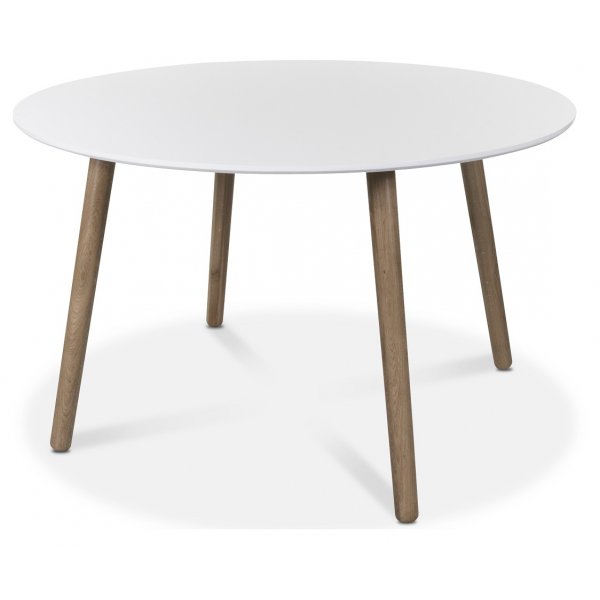 Rosvik runder Esstisch 120 cm - Eiche/Wei