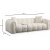 Puffy 3-Sitzer-Sofa - Wei