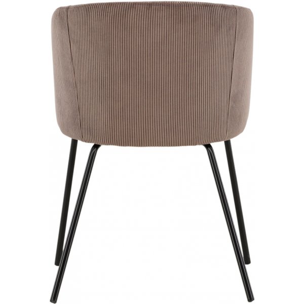Berit Esszimmerstuhl - Brauner Cord