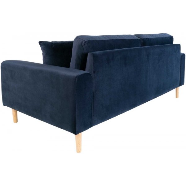 Lido 2,5-Sitzer-Sofa - Dunkelblauer Samt