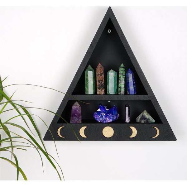 Kryptisches Wandregal 1 Schwarz