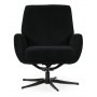 Sessel Smilla (Recliner) - schwarz (Stoff)