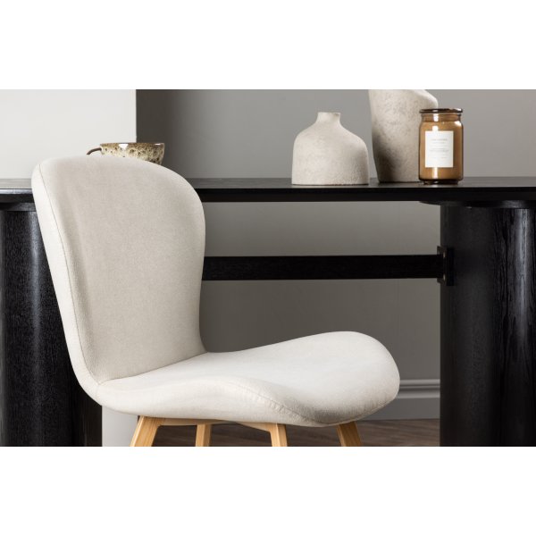 Lija Esszimmerstuhl - Beige/Eiche