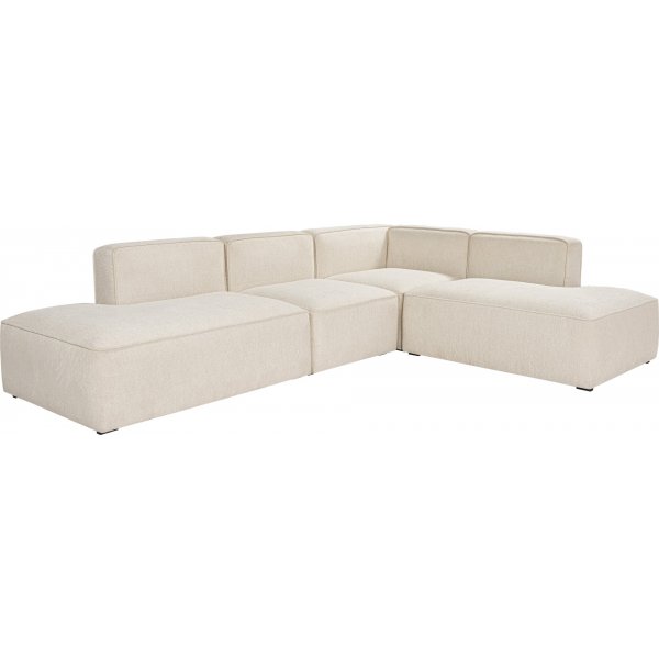 Mehr Ecksofa mit offenen Enden links - Creme Mehr Ecksofa mit offenen Enden links - Creme