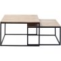 Melissa Tisch 75x75 | 65x65 cm - Holz/schwarz