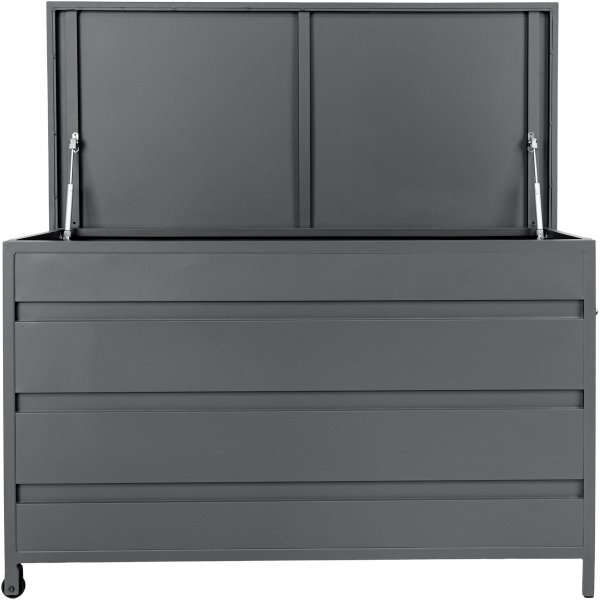 Cassis Kissenbox 130 x 60 cm 450 Liter - Graues Aluminium Cassis Kissenbox 130 x 60 cm 450 Liter - Graues Aluminium