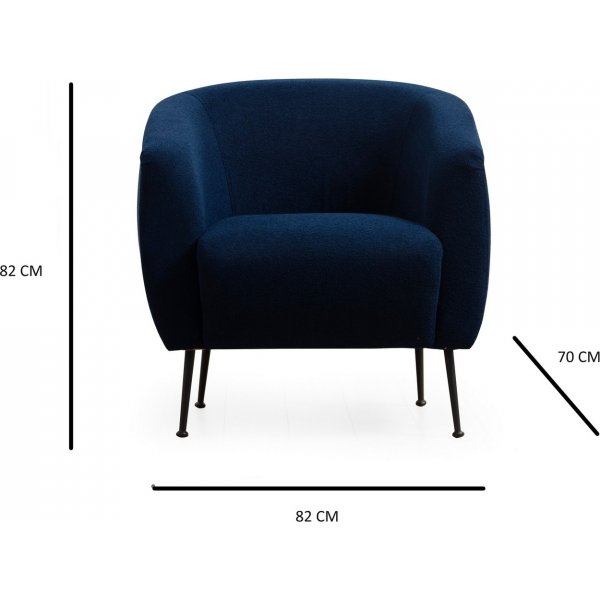 Eses Sessel - Blau Eses Sessel - Blau