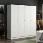 Larett Kleiderschrank 180 cm - Wei