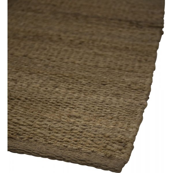 Flickenteppich Jasper - Naturfarbene Jute