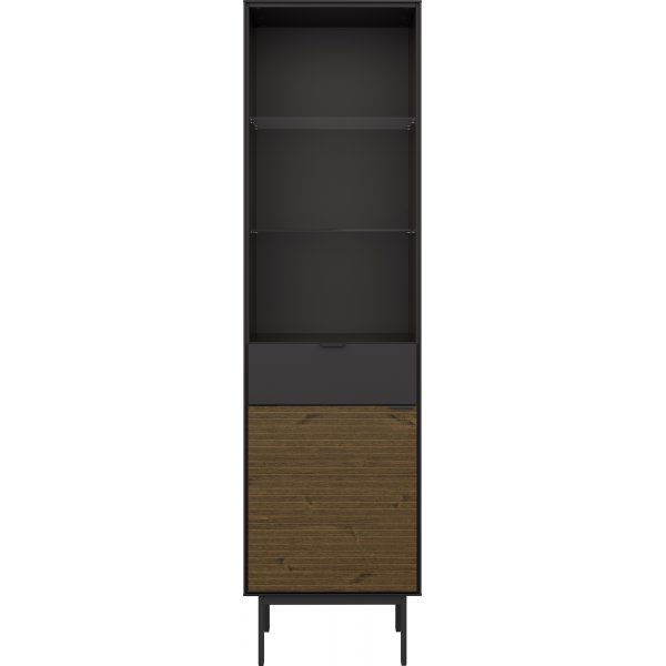 Vitrine Soma - Schwarz/Espresso