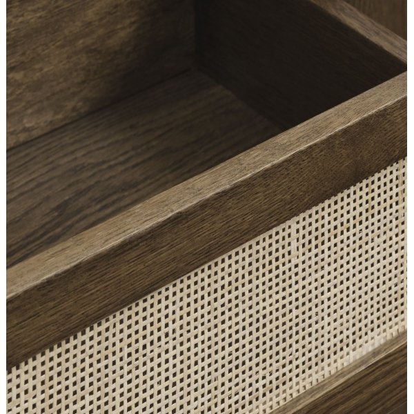 Yuma Konsolentisch mit Box aus geräucherter Eiche Yuma Konsolentisch mit Box aus geräucherter Eiche