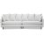 Gotland 4-Sitzer-geschwungenes Sofa 301 cm - Off-white Leinen