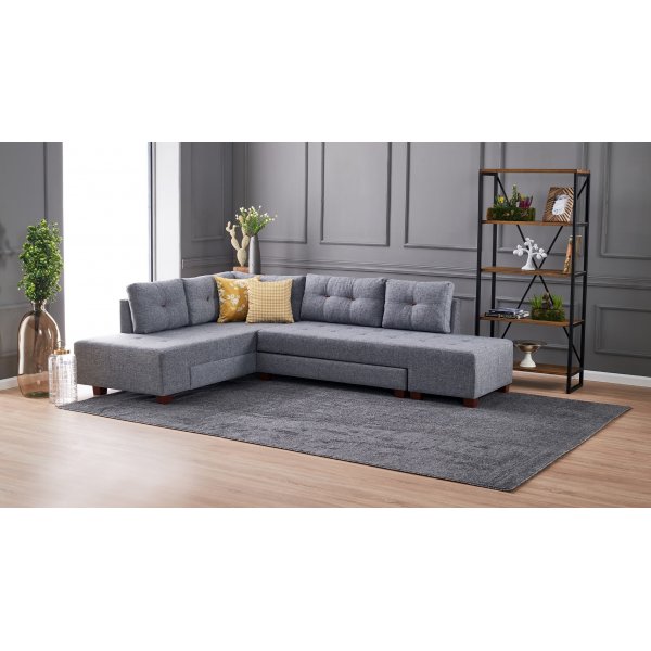 Ecksofa Manama - Grau Ecksofa Manama - Grau
