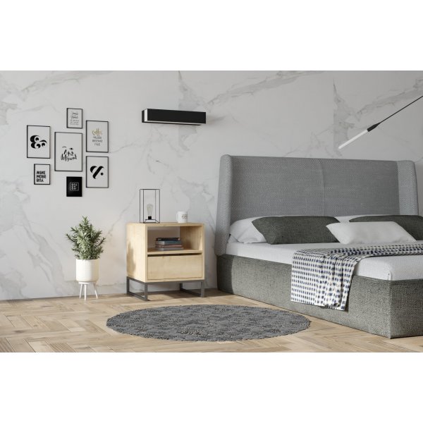 Lindau Nachttisch - Saphir-Eiche