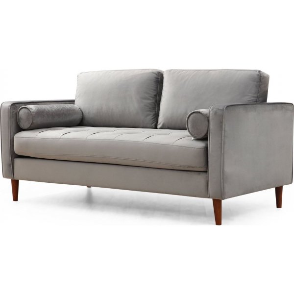 Rome 2-Sitzer-Sofa - Hellgrau Rome 2-Sitzer-Sofa - Hellgrau