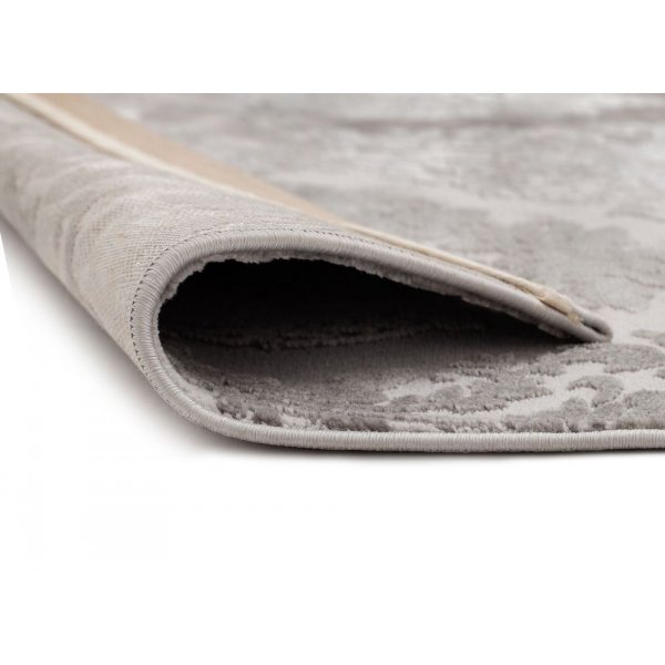 Maschinengewebter Teppich Galya Medaljong - Grau Maschinengewebter Teppich Galya Medaljong - Grau