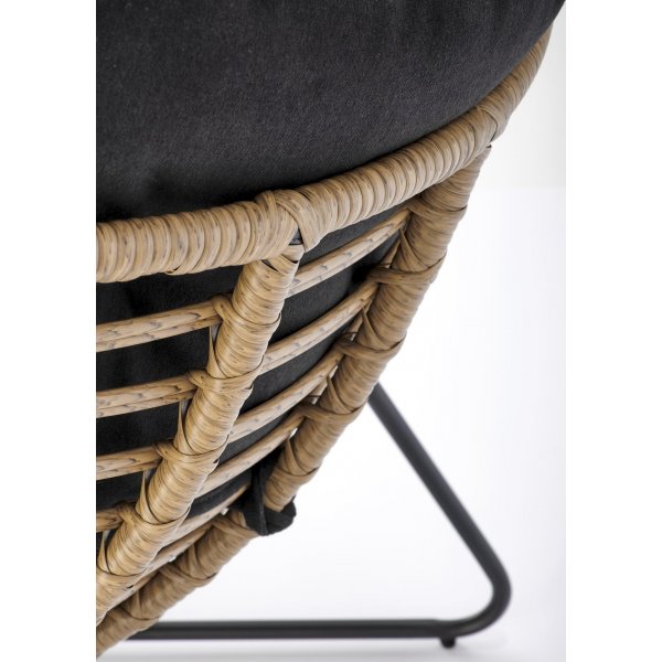 Whisper-Sessel - Schwarz/Beige