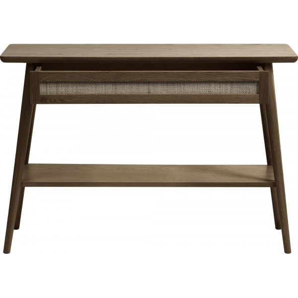 Yuma Konsolentisch mit Box aus geräucherter Eiche Yuma Konsolentisch mit Box aus geräucherter Eiche