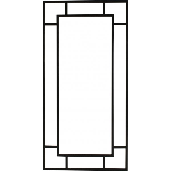 Spiegel Marlyn 200 cm - Metall/antikschwarz