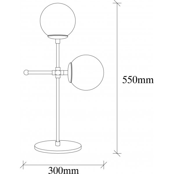 Mudoni Tischlampe - Gold