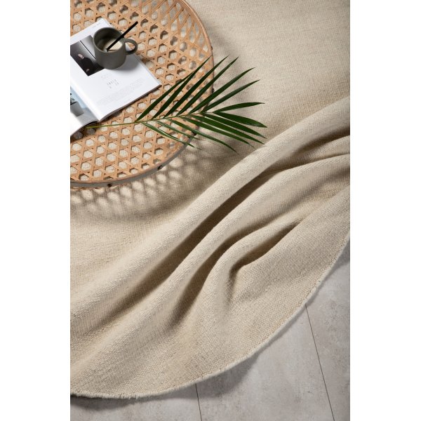 Wollteppich Ryder - Beige Wolle Wollteppich Ryder - Beige Wolle