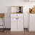 Cucina-Schrank 64 x 45 x 129 cm - Wei/Kiefer