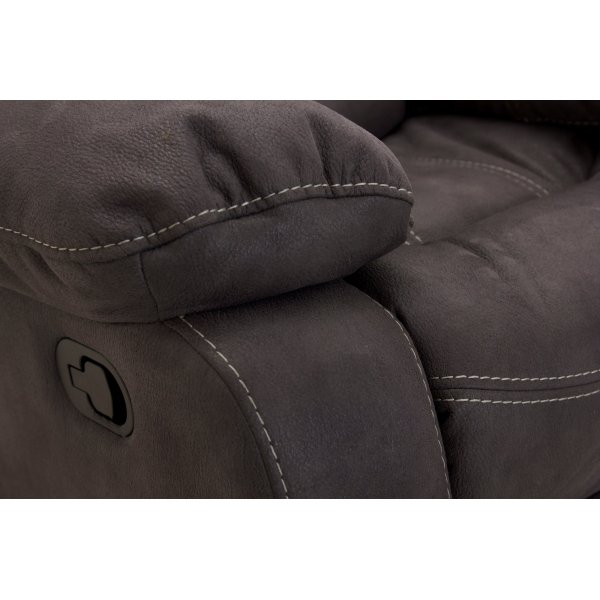 Kensington Manual 3-Sitzer-Sofa - Grau