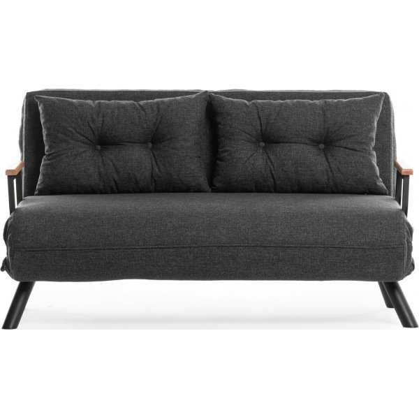 Sando 2-Sitzer-Schlafsofa - Dunkelgrau