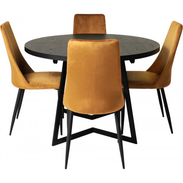 Wendi Esstisch 120-165 x 120 cm - Black Box Wendi Esstisch 120-165 x 120 cm - Black Box