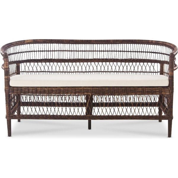 Tranum Sofa aus Rattan - Braun