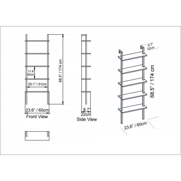 Bücherregal Piante - Weiß Bücherregal Piante - Weiß