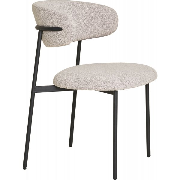 Mira Esszimmerstuhl - Sandfarbenes Bouclé Mira Esszimmerstuhl - Sandfarbenes Bouclé