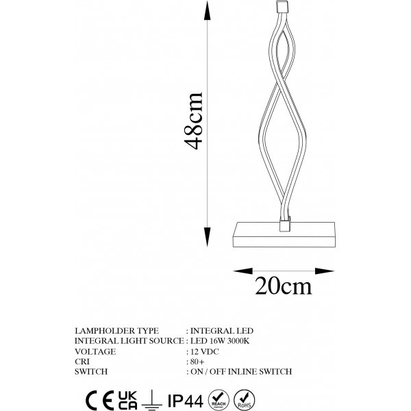 Zozo Tischlampe - Gold