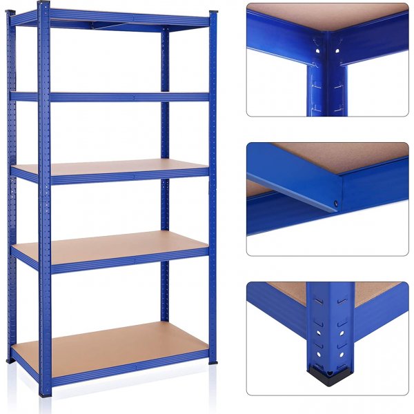 Galore Regal 200 cm - Blau/Beige