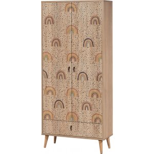 Kleiderschrank City Rainbow - Beige