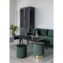 Gamby Hocker - Grn/Messing