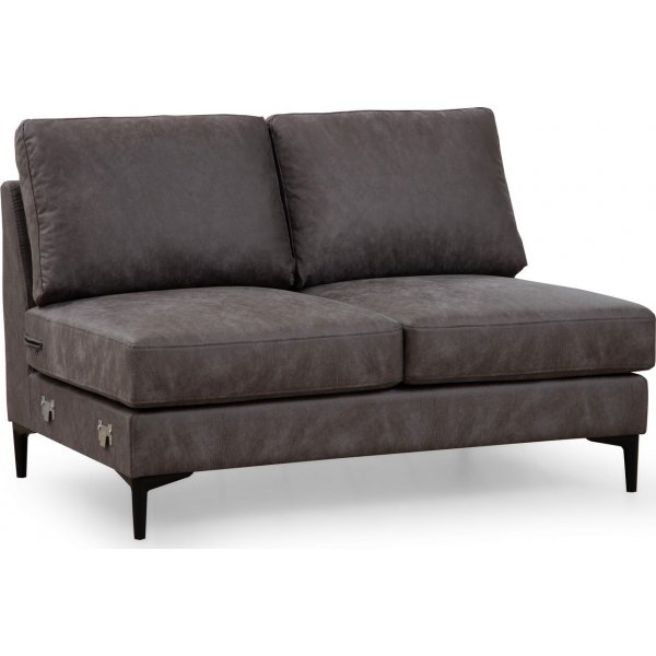 Braga U-Sofa links - Anthrazit